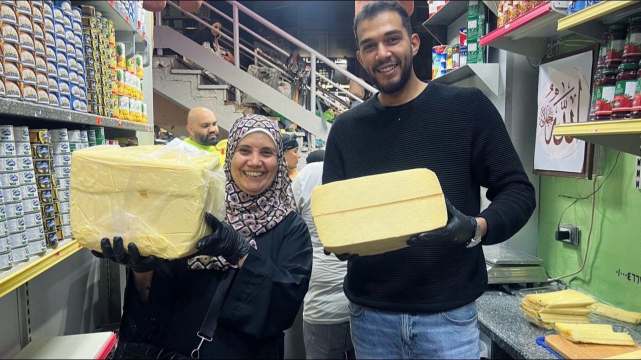 اسعار الزبدة النيوزيلندي الأصلية والجبن والرنجة💯 في سوق بين الصوريين شركة الصفا في الموسكي💥🏃