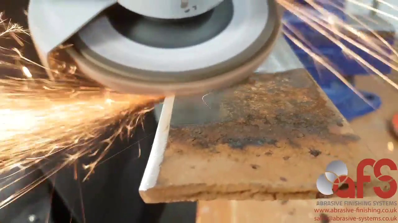 FHCC Ceramic Flap Disc - Cibo Ceramics - YouTube