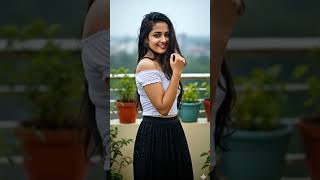 The girl is laughing with style and taking photo #shorts #younglady #photo