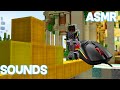 Keyboard + Mouse Sounds ASMR (Glorious Model O): Minecraft Hive Treasure Wars