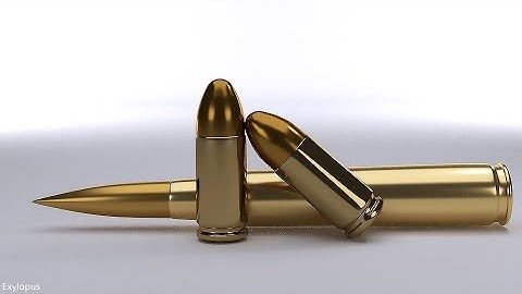 Bullets Blender 3d Modeling [Timelapse]