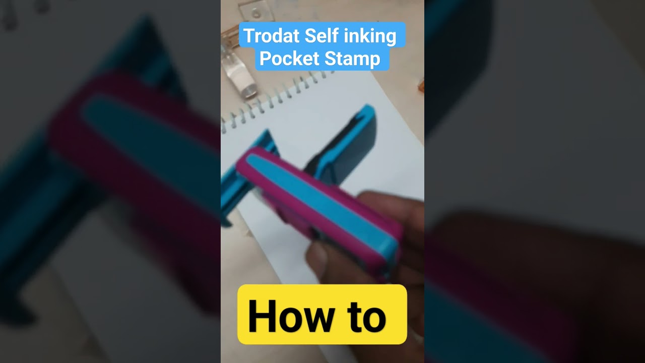 Trodat Self inking Pocket Stamp | 