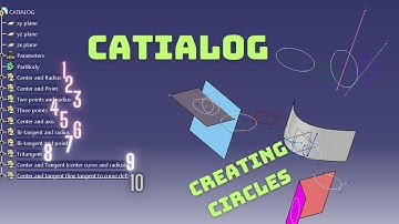 Creating Circles - CATIA V5 - CATIALOG