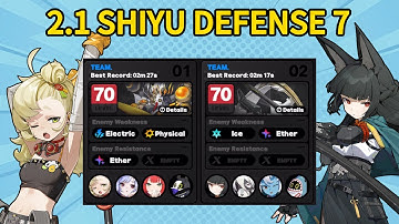 Piper x Yuzuha M0S0 & Miyabi M0S1 | New Shiyu Defense 7 | Zenless Zone Zero 2.1