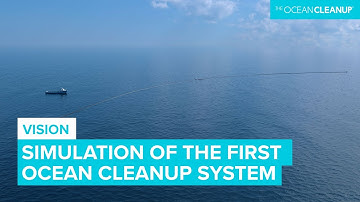Simulation of system deployment | Technology explained | The Ocean Cleanup