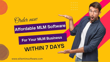 Cheap MLM Software for your Network Marketing Business | Elite MLM Software