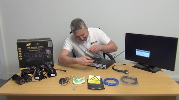 NightWatcher™ 8 Channel 1MP AHD DVR Kit (Incl. 2x Bullet & 2x Dome Cameras)