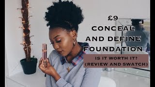 £9 NEW MAKEUP REVOLUTION CONCEAL &amp; DEFINE FOUNDATION  (F13,  C12, C13 &amp;  C18) + GIVEAWAY (CLOSED)