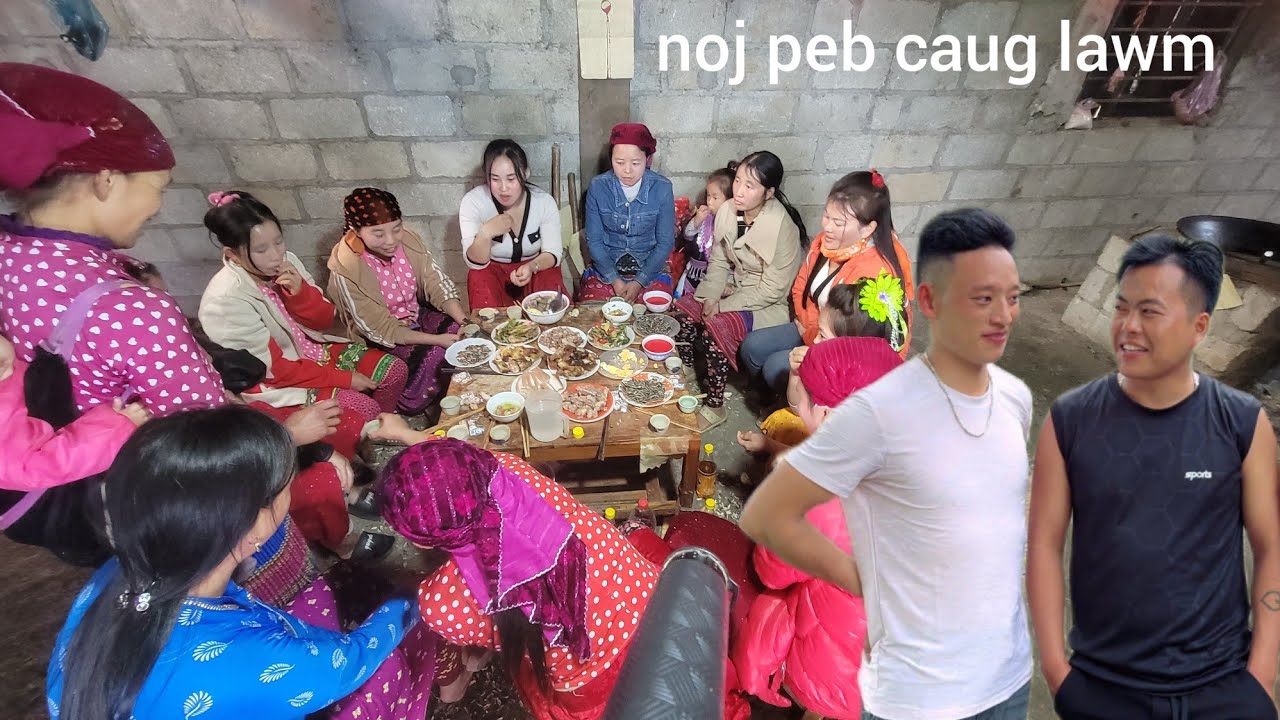 Cawv Kaub Fuam Thiab Ib Tsoom Niam Txiv Ntxhua Tus Koom Kuv Noj Peb Caug Xyoo Ntsiab / Tsim Nuj TV 