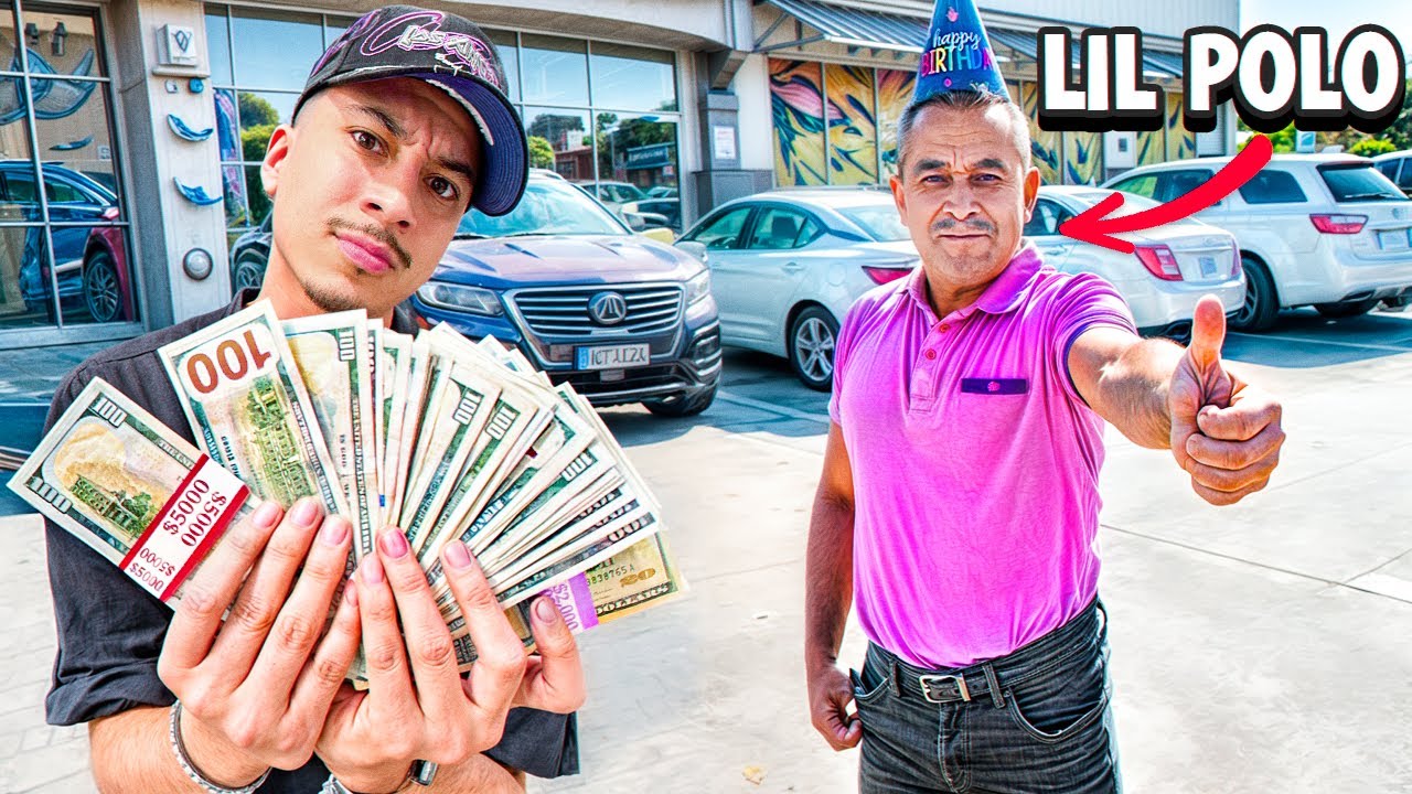 I GAVE MY DAD $6,000 FOR HIS 60th BIRTHDAY!!!