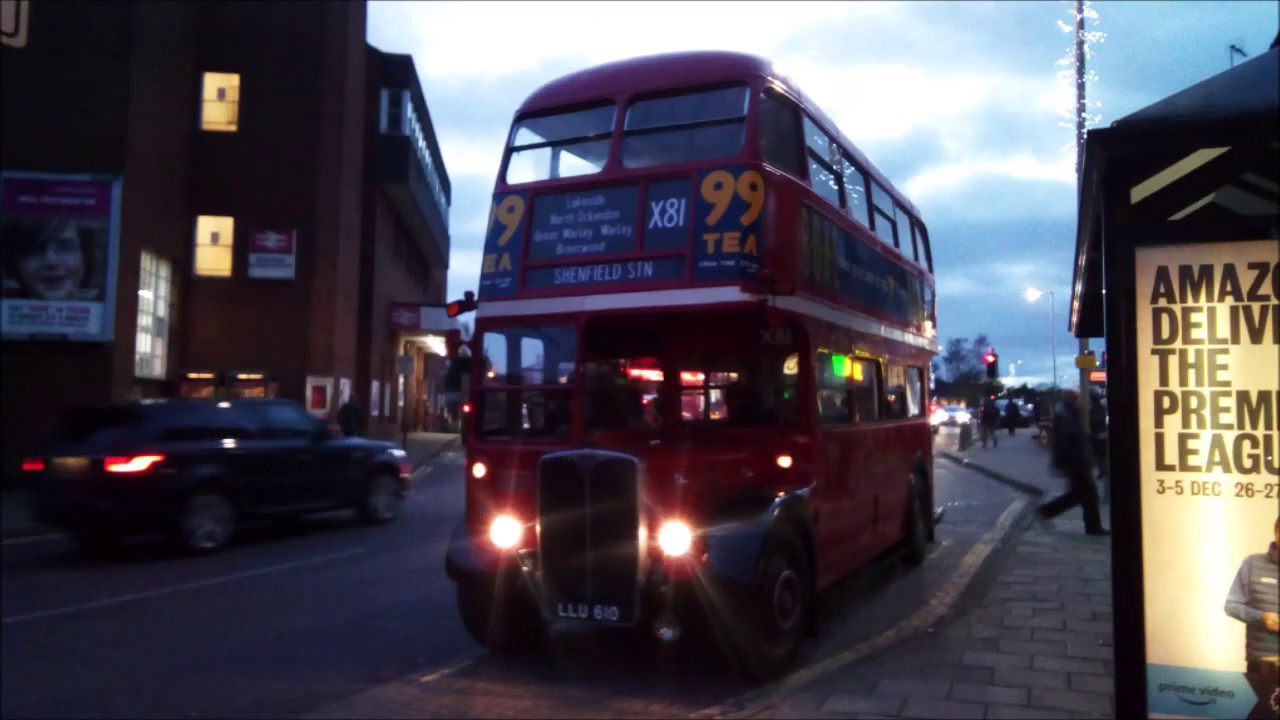 FULL ROUTE VISUAL Ensignbus Route X81 Tilbury Ferry To Shenfield