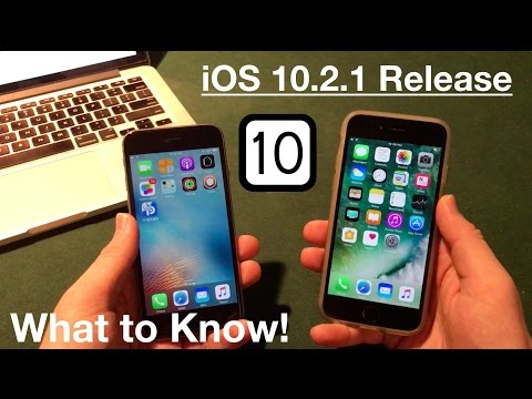 iOS 10.2.1 릴리스-기능, 탈옥 및 알아야 할 사항!