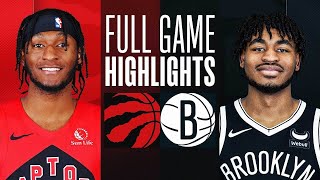 Toronto Raptors vs. Brooklyn Nets Full Game Highlights | April 10, 2024 NBA Season