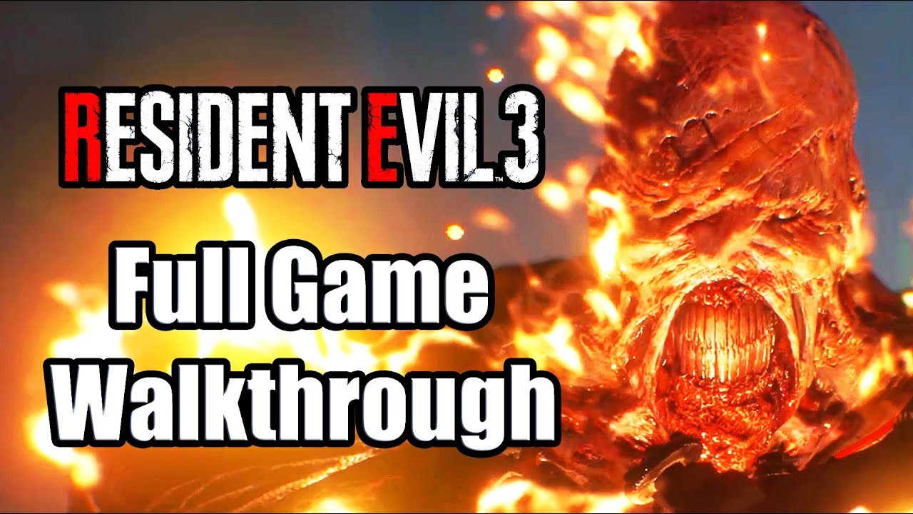 RESIDENT EVIL 3 REMAKE Full Walkthrough Gameplay (True Classic