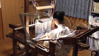 織工房en 機織り