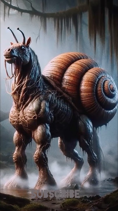 Horse+ snail 🐎 🐴+🐌 #animals #hybridanimals #cutewild #shorts - YouTube