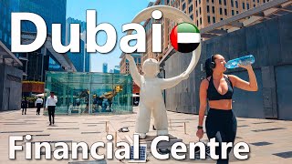 Dubai International Financial Centre Walking Tour 4K🇦🇪