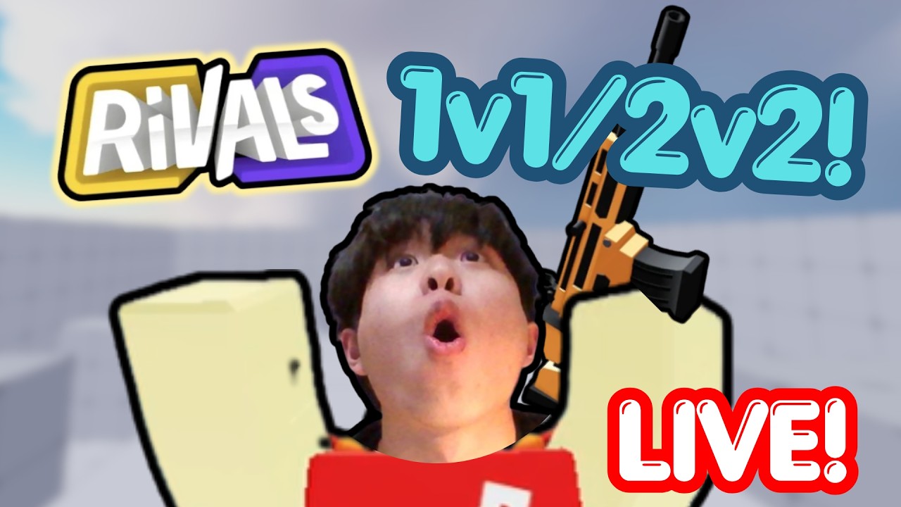 🔴 Roblox Rivals LIVE | 1v1/2v2 with VIEWERS! - YouTube