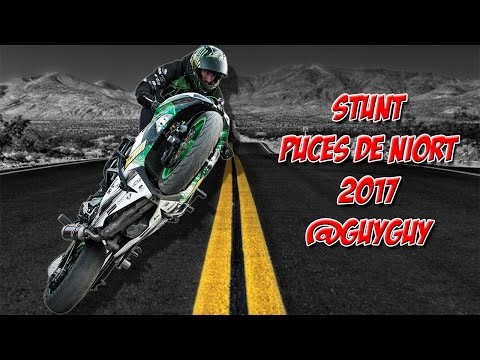 Show moto Stunt - GuyGuy Stunt- Puces de Niort 2017