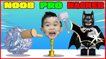 Foil Turning 3D!? NOOB vs PRO vs HACKER! In Real Life!  Kids Gameplay