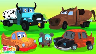 Animal Sound Song, Little Red Car Nursery Rhymes and Cartoon Videos by Kids Channel