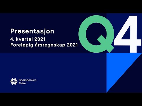 Kvartalspresentasjon 4. kvartal 2021