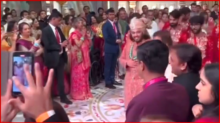 Anant-Radhika Wedding : Anant Ambani Grand Entry with Mukesh Ambani Full Video