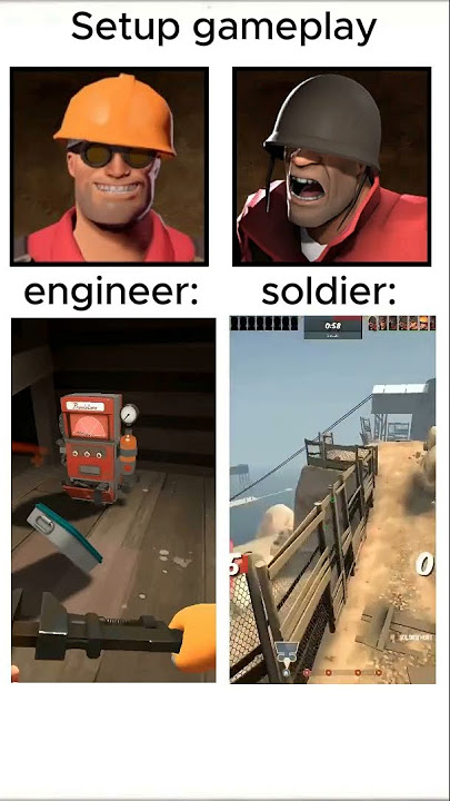 Download lagu Engineer Setup vs Soldier Setup #teamfortress2 #shorts