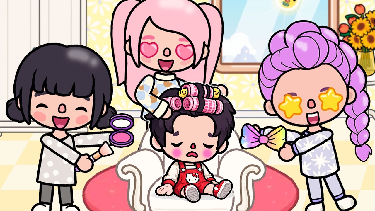 Only Boy in Huntrix Sister 👧🏻😱🥺 | Toca Boca Life Story