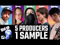 5 PRODUCERS FLIP THE SAME SAMPLE - Community ft. Dial-up modem sample