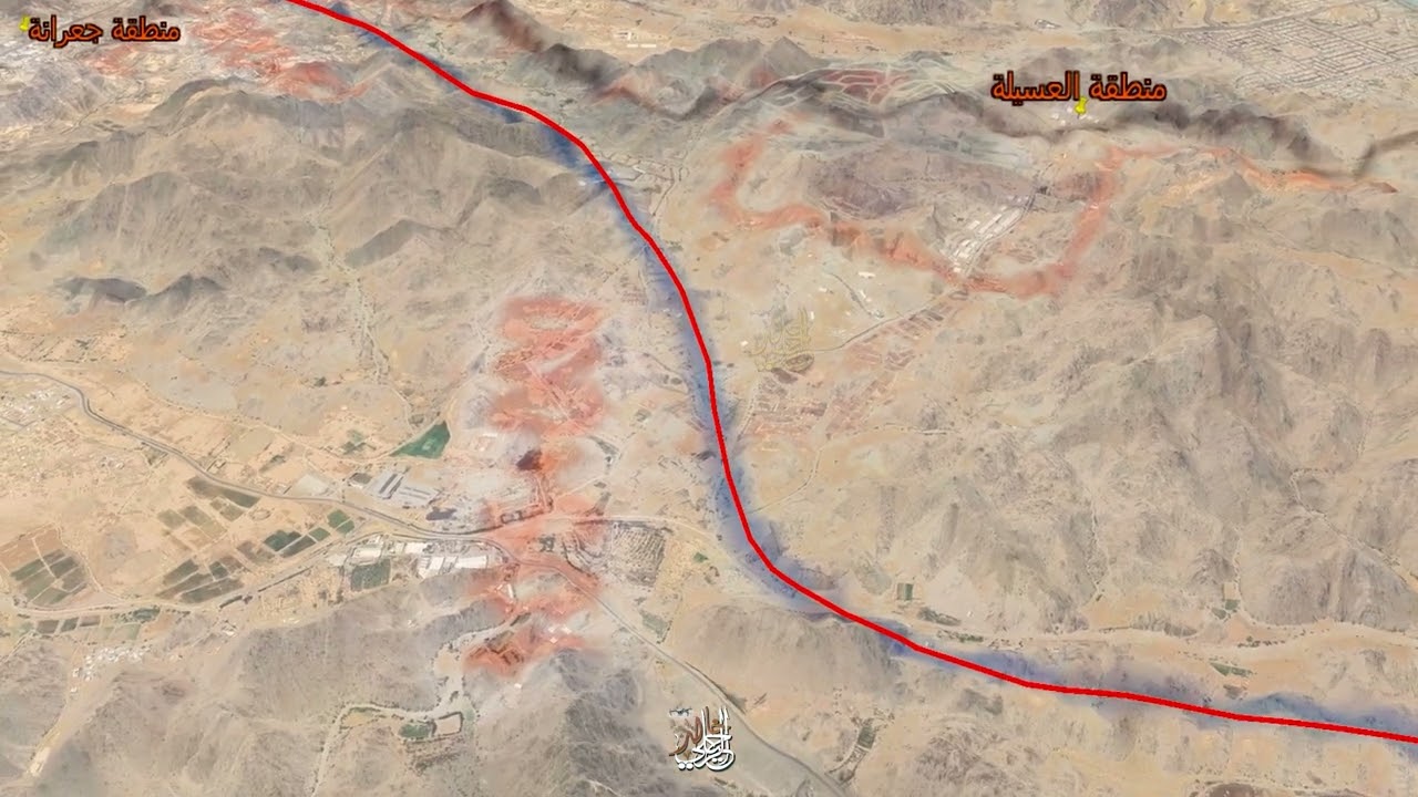 مسار  الدائري الخامس بمكة المكرمة النحديث الاخير  2025 تم نشره في التيك توك