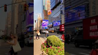 Walking on 8th Avenue NYC 🚶‍♀️🍂🚶Bright Autumn Sunshine in New York City. 4K Street Walk #NewYork #4K