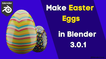 Make an Easter egg in Blender 3.0.1!