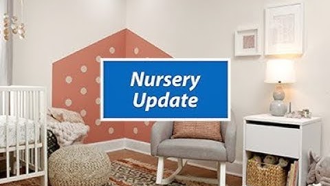 How to Update A Nursery with Accent Wall - Sherwin-Williams
