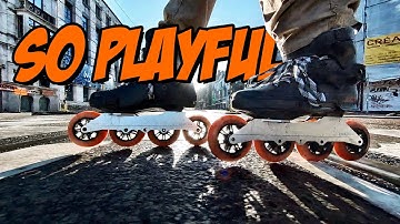 This setup is PERFECT FOR CRUISING: Powerslide Next Core Black + Endless 100 Trinity | Rollerblading