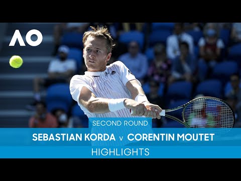 Sebastian Korda V Corentin Moutet Highlights 2R Australian Open 2022