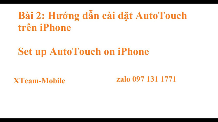 Hướng dẫn cài đặt iphone làm auto lead