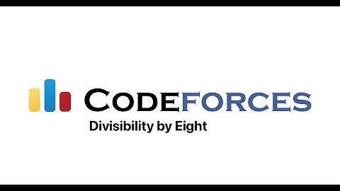 Divisibility by Eight - CodeForces 550C