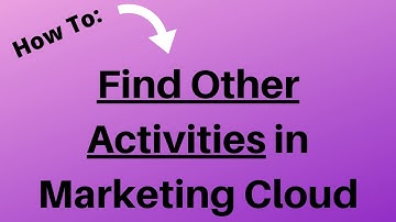 Find Other Activities in Automation Studio | Automation Studio Training