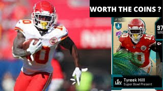 TYREEK HILL SUPER BOWL REVIEW l MADDEN 20 ULTIMATE TEAM l HOW GOOD IS HE l GAMEPLAY