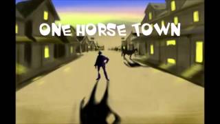 Video thumbnail of "One Horse Town by Blackbery Smoke  lyric video"