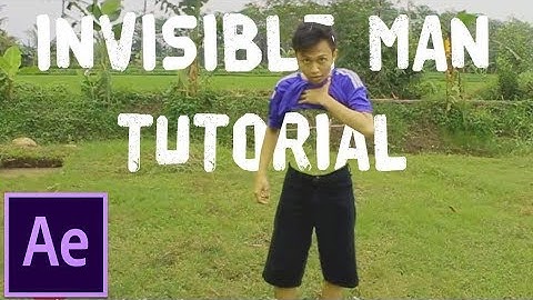 After Effects Tutorial - Invisible Man (Zach King)