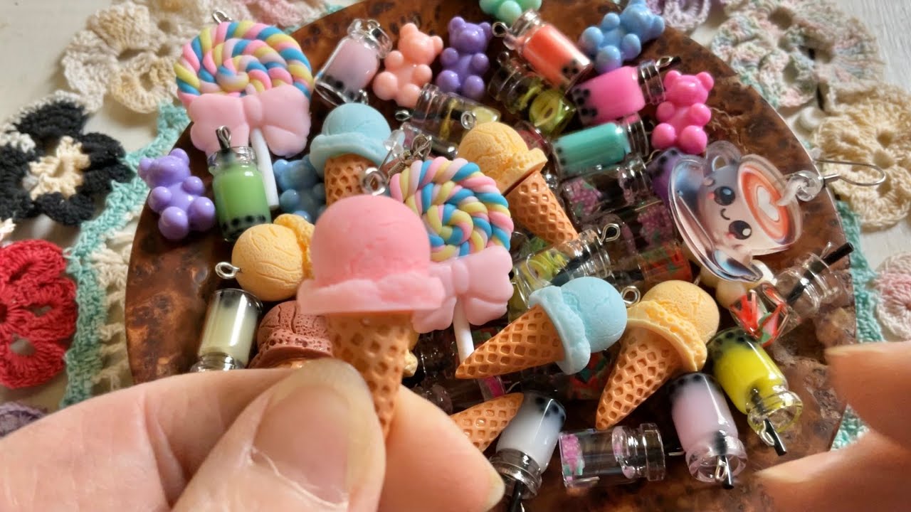 Gentle ASMR 🕊️✨ Sorting Jewelry making / Crafts  ✨Soft Whisper	