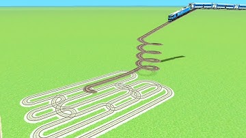 TRAIN SIMULATOR GAME SNAKE WALA TRICK RUNNING TRACK RAILROAD RAILWORK BEANG 