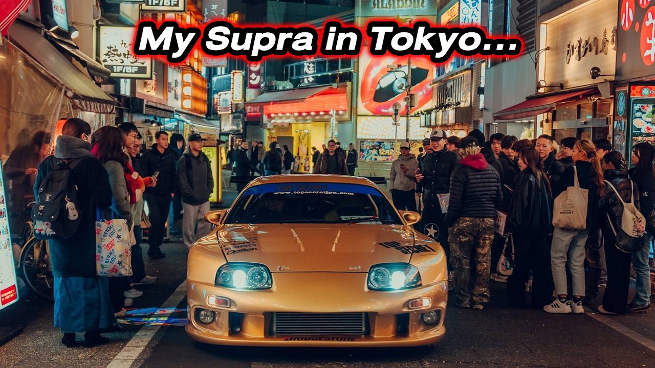 ผมเอารถ Supra Top Secret จากไทย มาซิ่งที่โตเกียว...#topsecretthailand #topsecret #supra #jdm