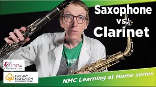 NMC Learning at Home: Saxophone vs. Clarinet