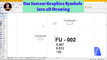 | Archicad Tutorial | - | How to use graphics symbol for 2d drawing | 2D Tutorial |
