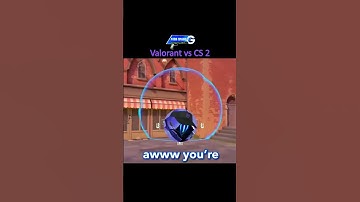 Валорант vs CS 2😎 #cs2 #кс2 #csgo #valorant #shorts