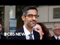 Google CEO defends company in antitrust trial