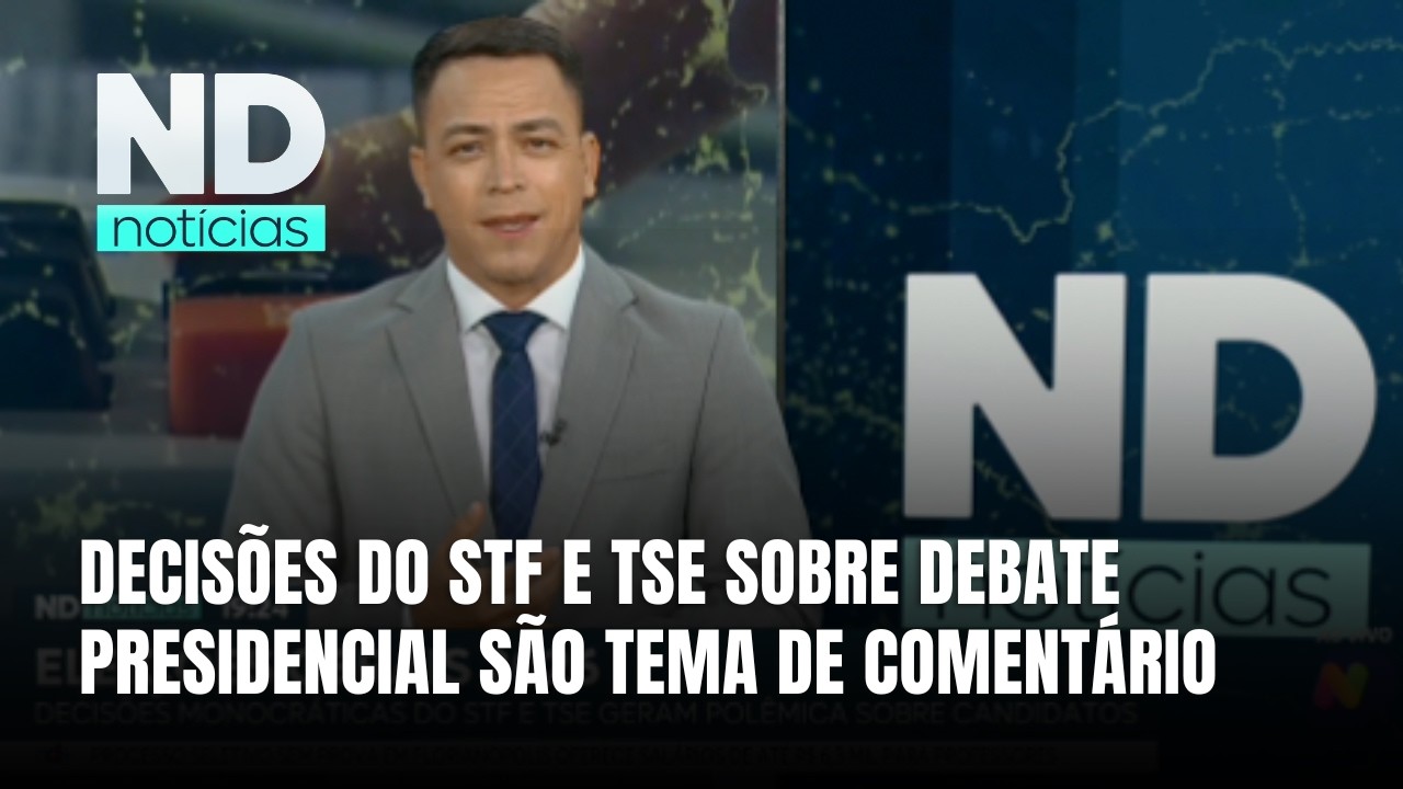 Debate presidencial: comentário aborda decisões do STF e TSE nas eleições